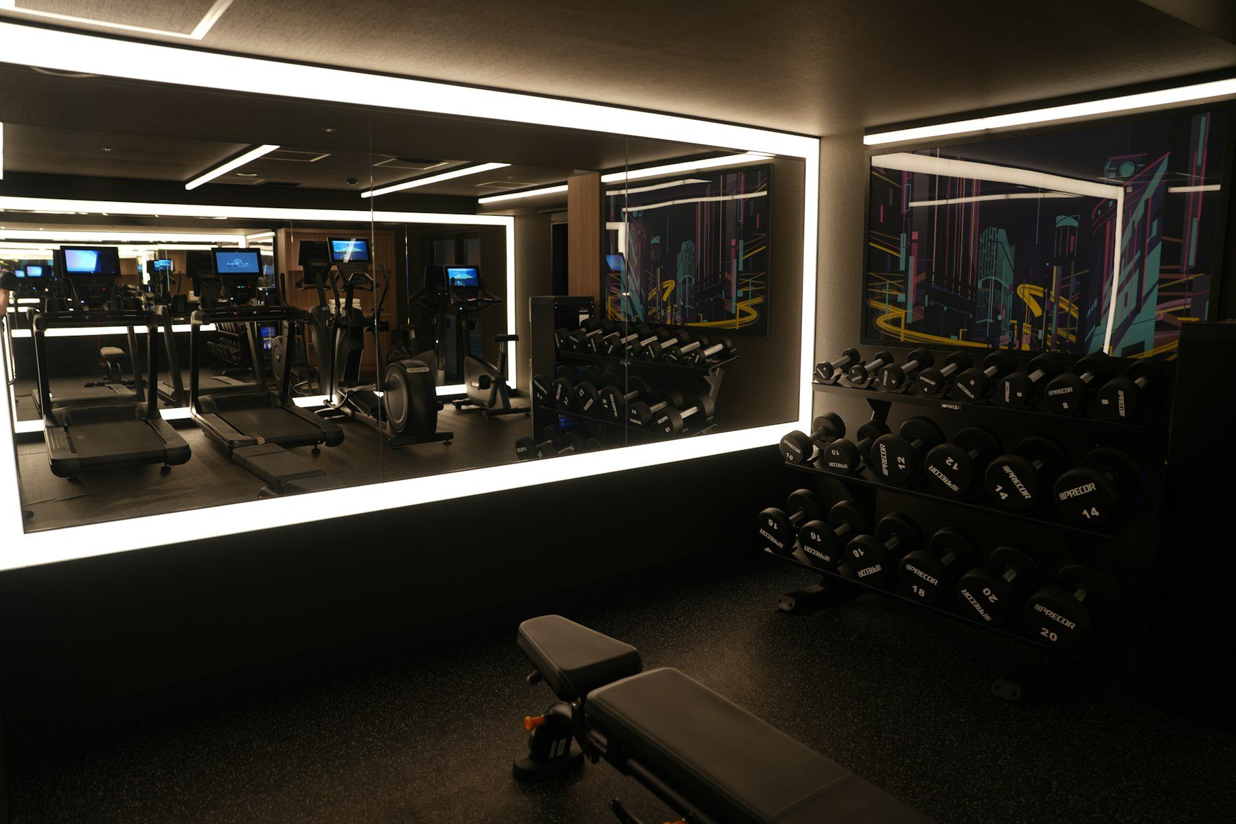 Academia 24 horas do resort